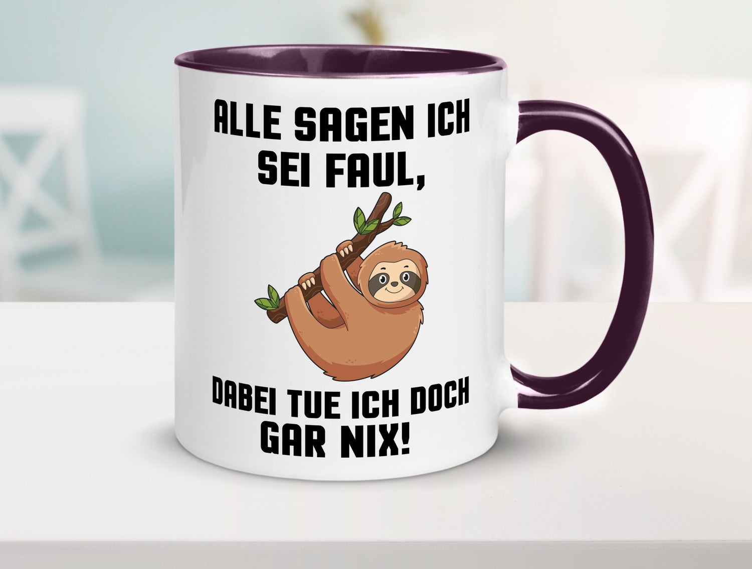 Alle sagen ich sei Faul | Faultier bin nicht Geschenkidee Tierliebhaber Humor