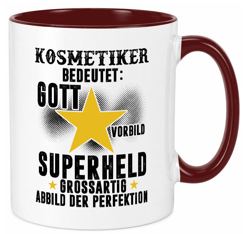 Bedeutung von Kosmetiker | Kosmetik Stylist Visagist Geschenkidee Humor Tasse