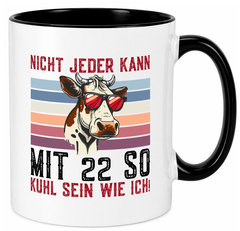 Mit 22 so gut aussehen | 22. Geburtstag Landwirt Bauer v2 lustig Geschenkidee Tasse
