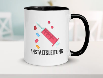 Anstaltsleitung | Krankenschwester Krankenhaus Humor Geschenkidee Tasse