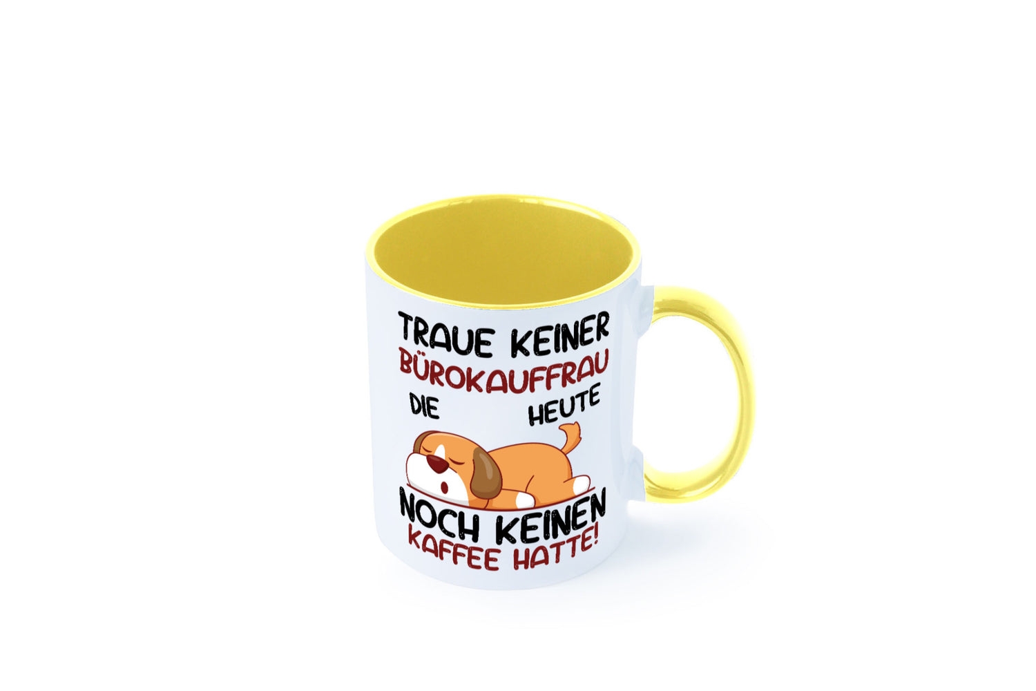 Traue keiner Bürokauffrau | Kauffrau lustig Arbeit Kollegen Büro Geschenk Tasse