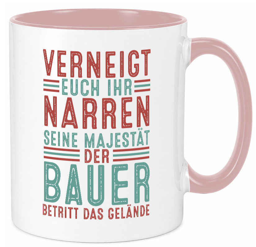 Verneigt euch: Bauer | Bauernhof Landwirtschaft v2 lustig Humor Geschenkidee