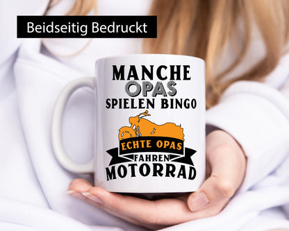 Opas spielen Bingo, echte fahren Motorrad | lustiger Spruch Geschenk Familie