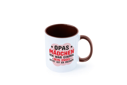 Opas Mädchen | Trauer Tasse Abschied Enkelin lustig Familie Geschenkidee