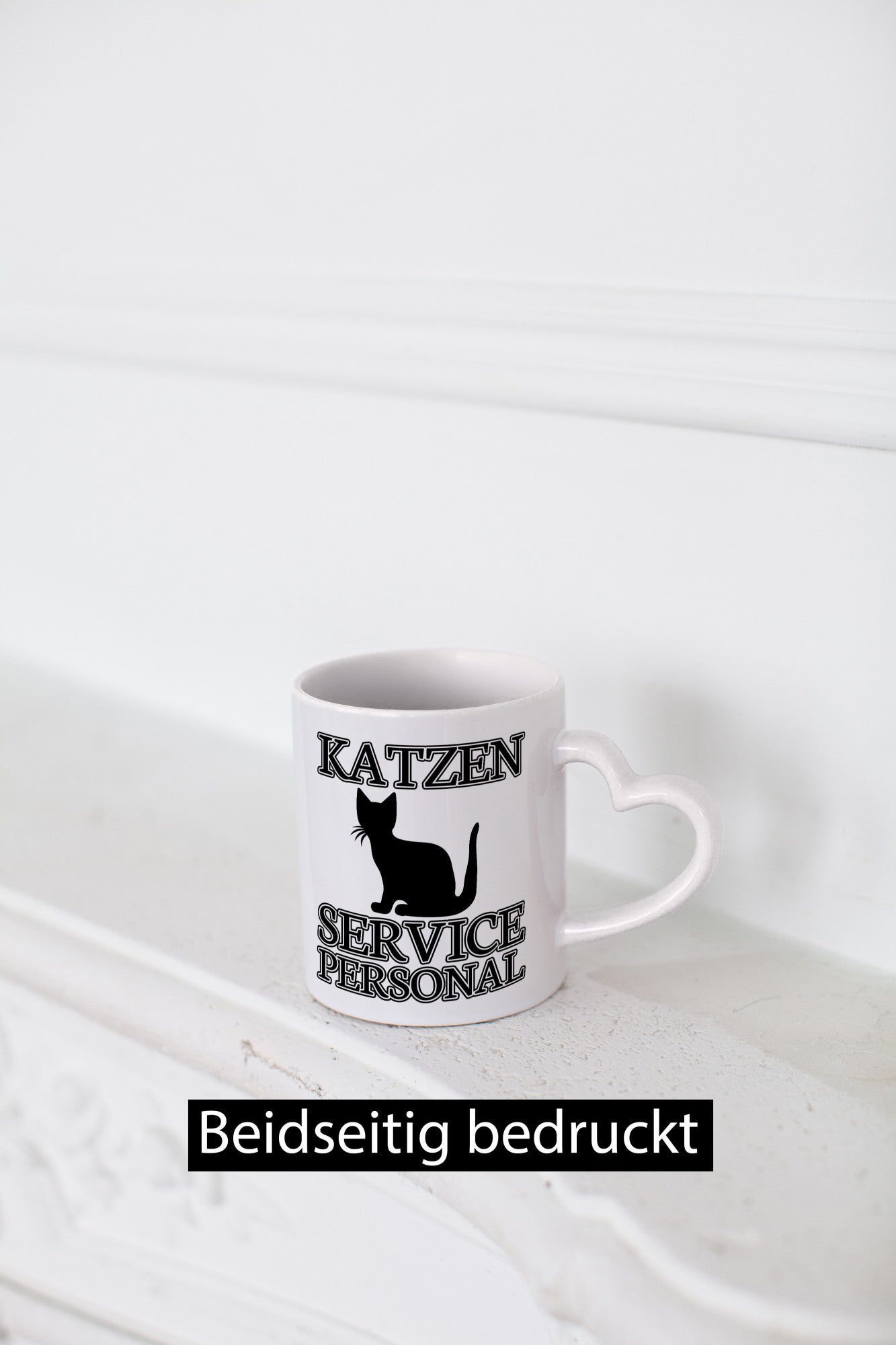 Katzen Service Personal | Katzenbesitzer Tasse Humor lustiger Spruch Geschenk