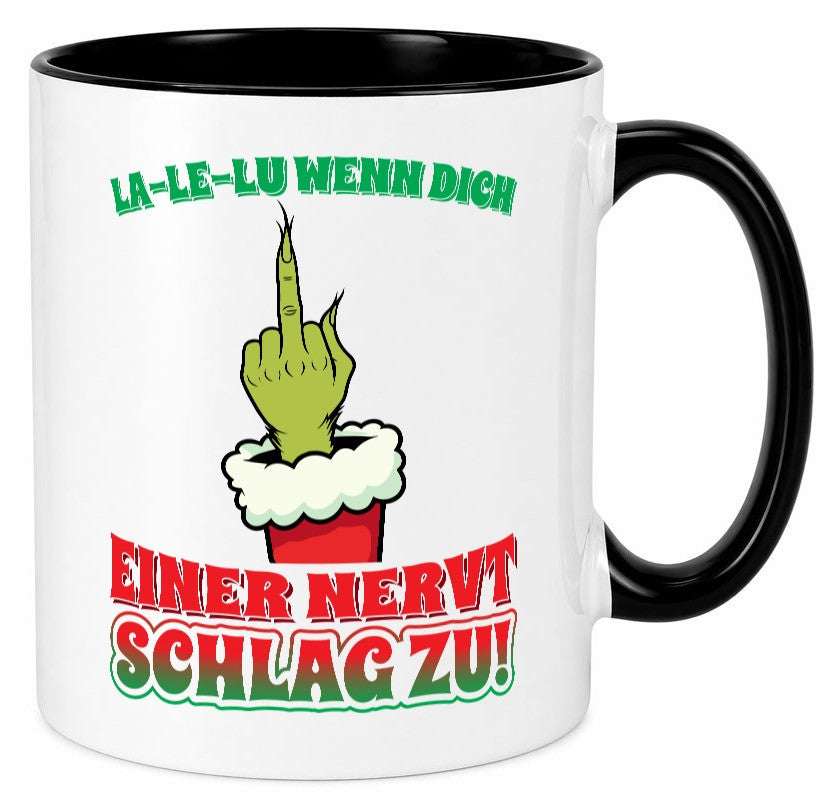 La Le Lu | Weihnachten Weihnachtsmuffel Lichter vl11 Humor Geschenkidee Tasse