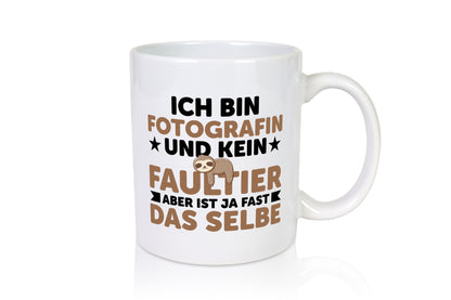 Ich bin kein Faultier: Fotografin | Fotografie Kamera lustiger Spruch Geschenk