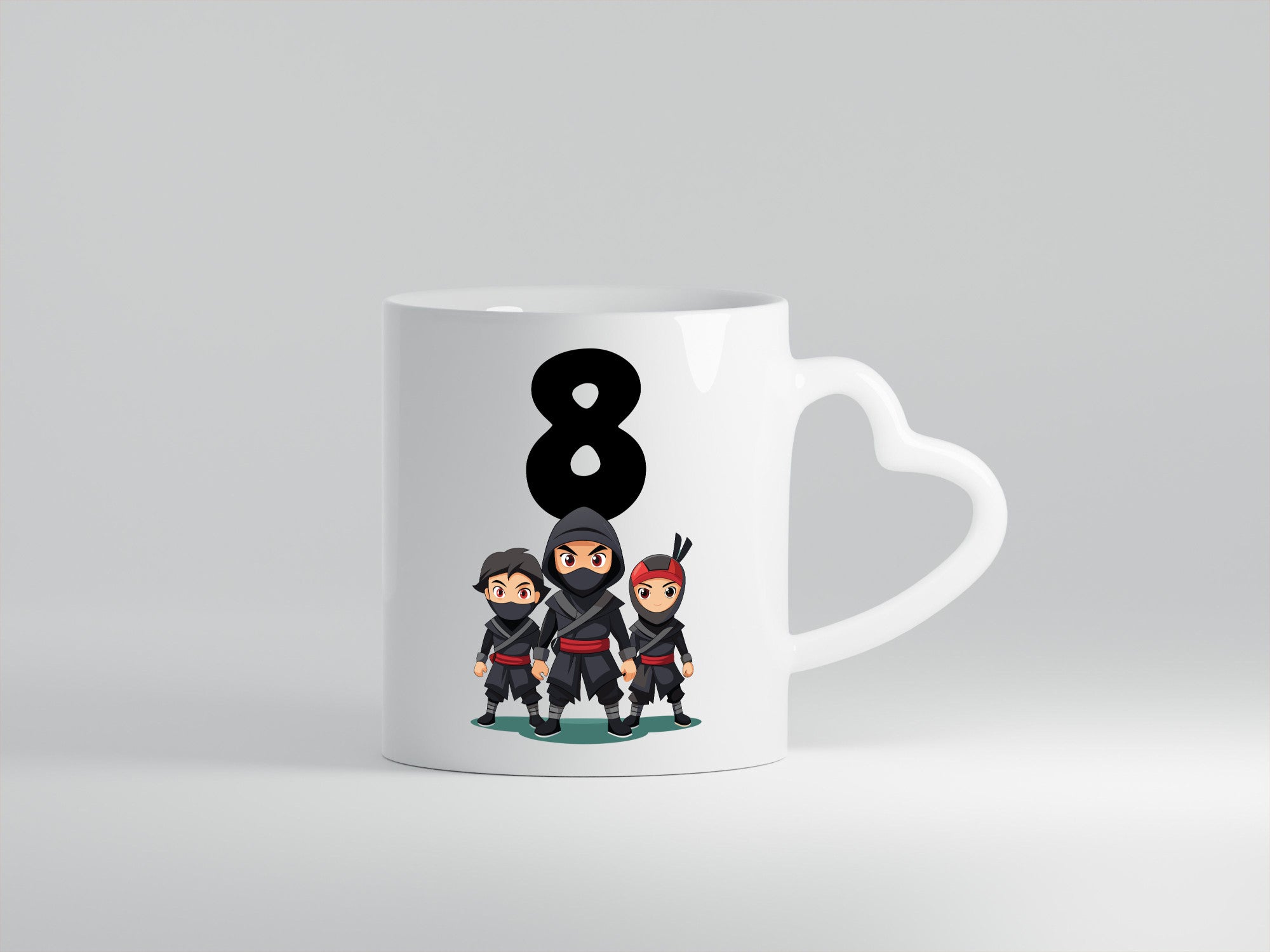8. Geburtstag | 8 Jahre Ninja Geschenkidee Humor Tasse