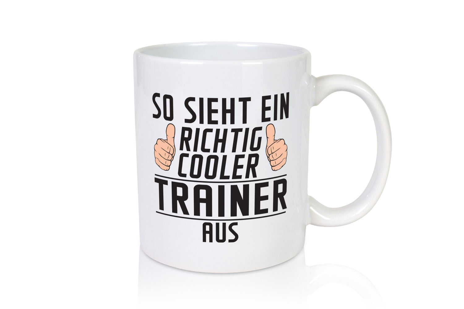 Richtig Cooler Trainer | Verein Sport Geschenkidee Humor Tasse