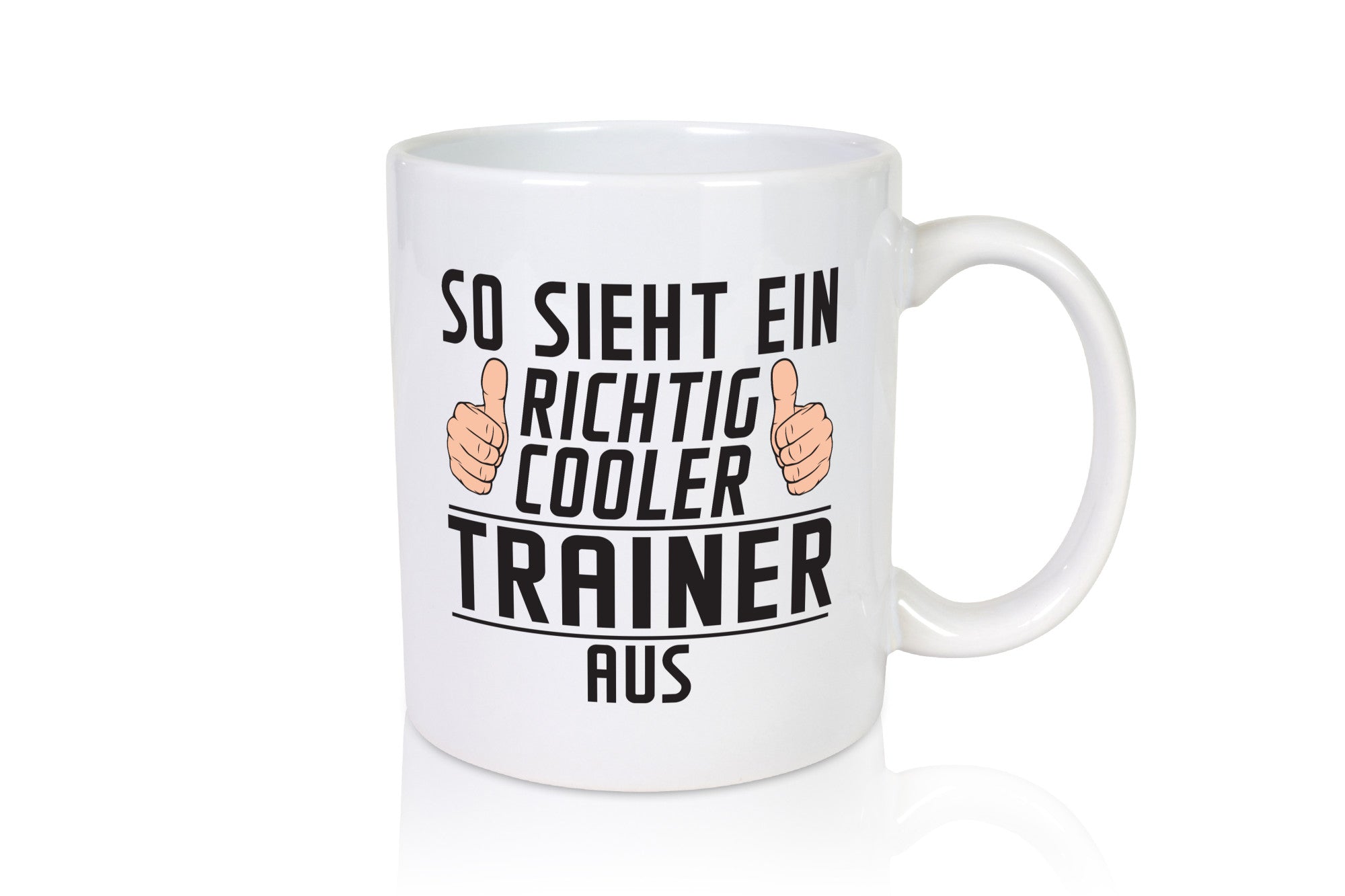 Richtig Cooler Trainer | Verein Sport Geschenkidee Humor Tasse