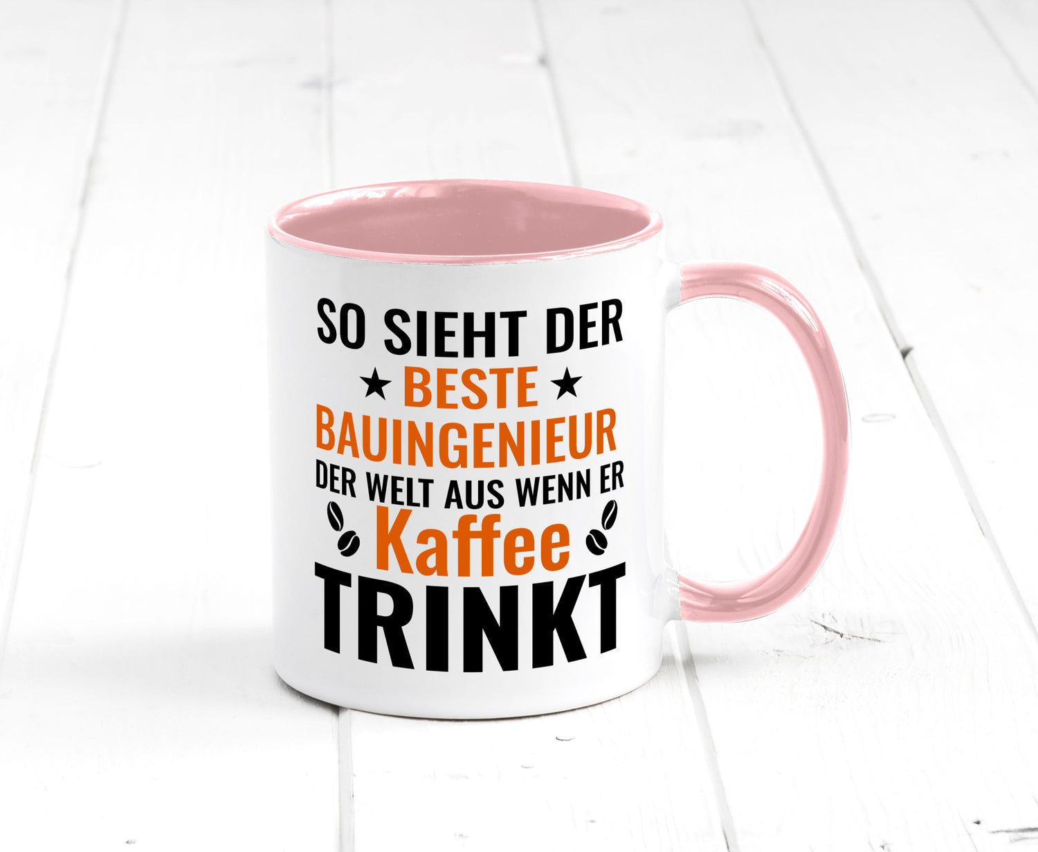 Kaffee trinkt: Bauingenieur | Ingenieur Geschenkidee Humor Tasse