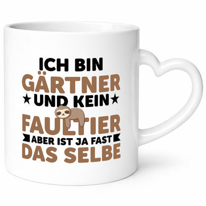Ich bin kein Faultier: Gärtner | Gartenbau v2 Geschenk Tierliebhaber Humor