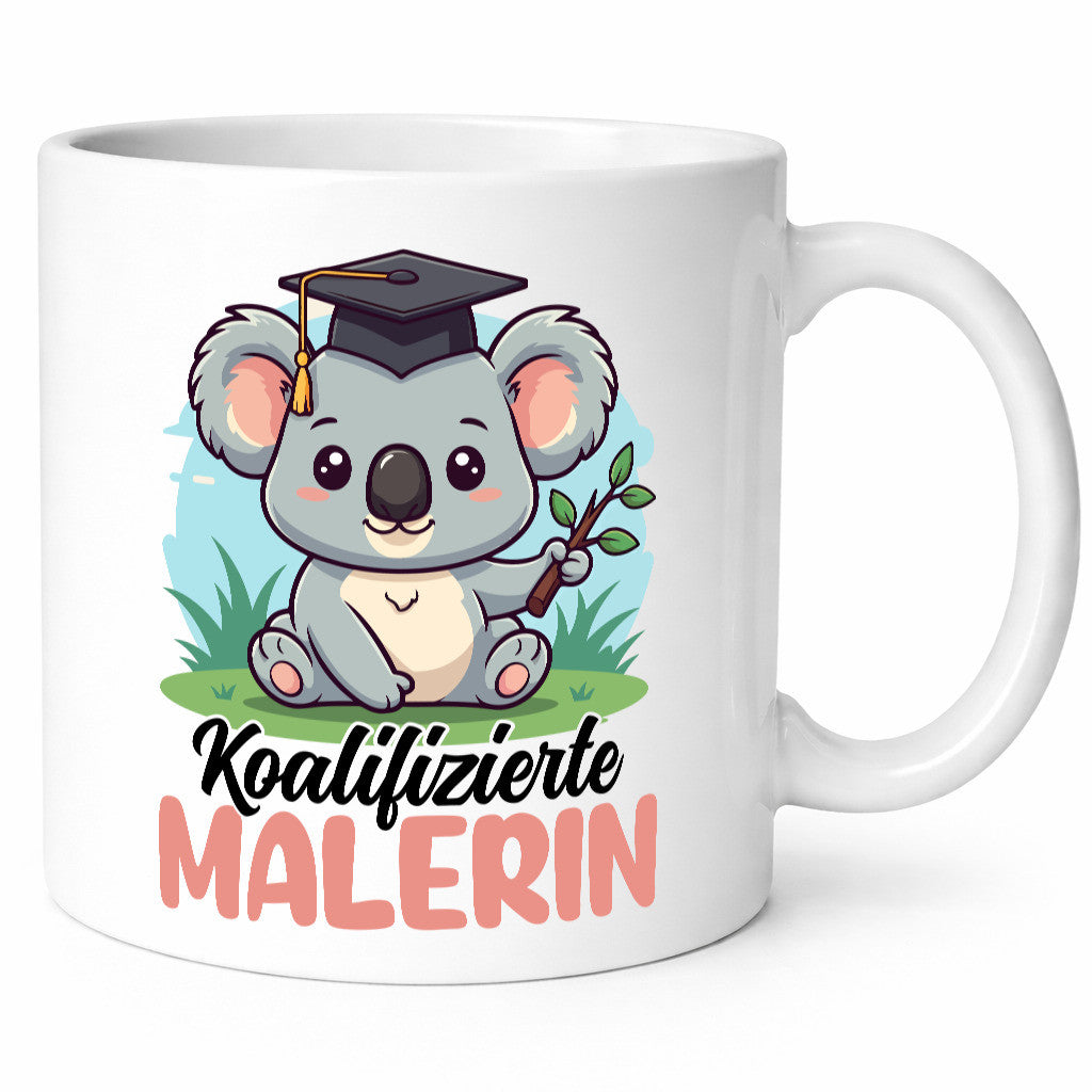 Koalifizierte Malerin | Malerinnen Humor Geschenkidee Tasse
