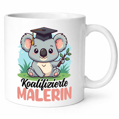 Koalifizierte Malerin | Malerinnen Humor Geschenkidee Tasse