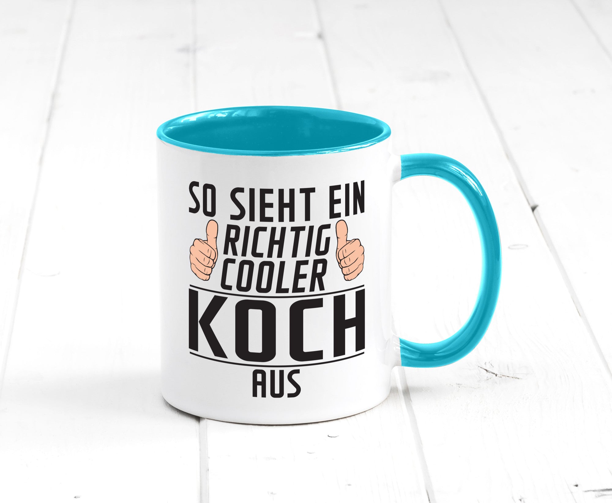 Richtig Cooler Koch | Chefkoch Humor Arbeit Kollegen Büro Geschenkidee Tasse