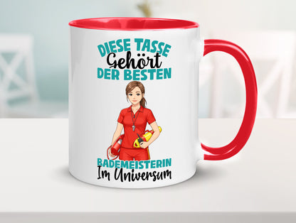 Im Universum: Bademeisterin | Schwimmmeisterin Geschenk Humor Geschenkidee