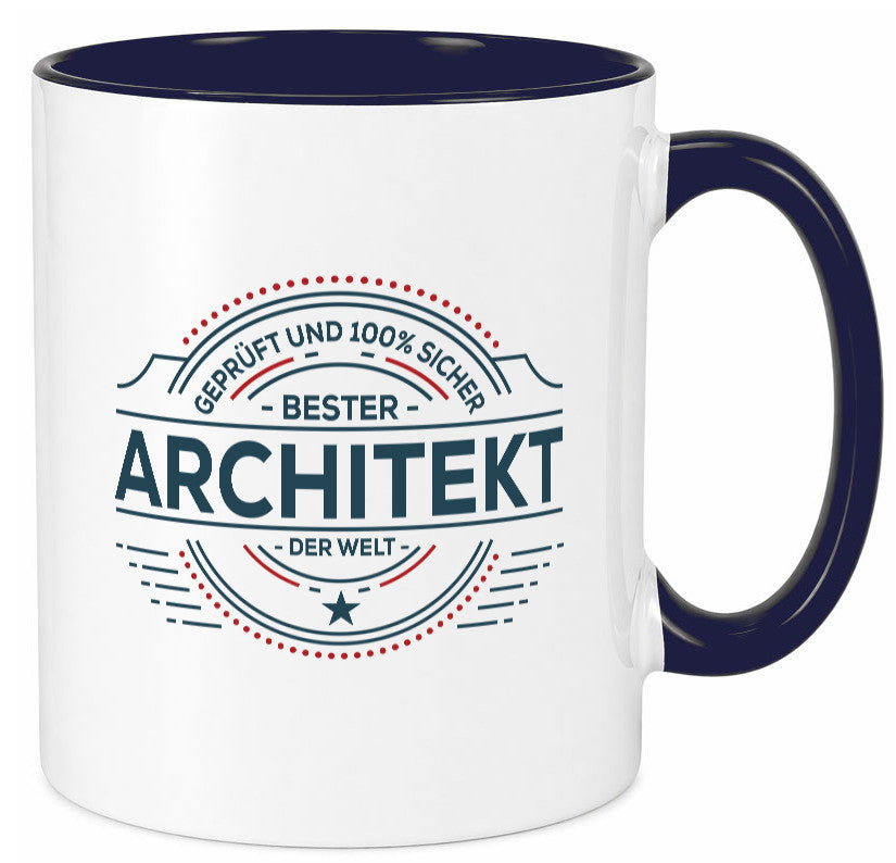 Geprüft und sicher: Architekt | Architektur Büro lustiger Spruch Geschenk