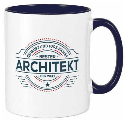 Geprüft und sicher: Architekt | Architektur Büro lustiger Spruch Geschenk