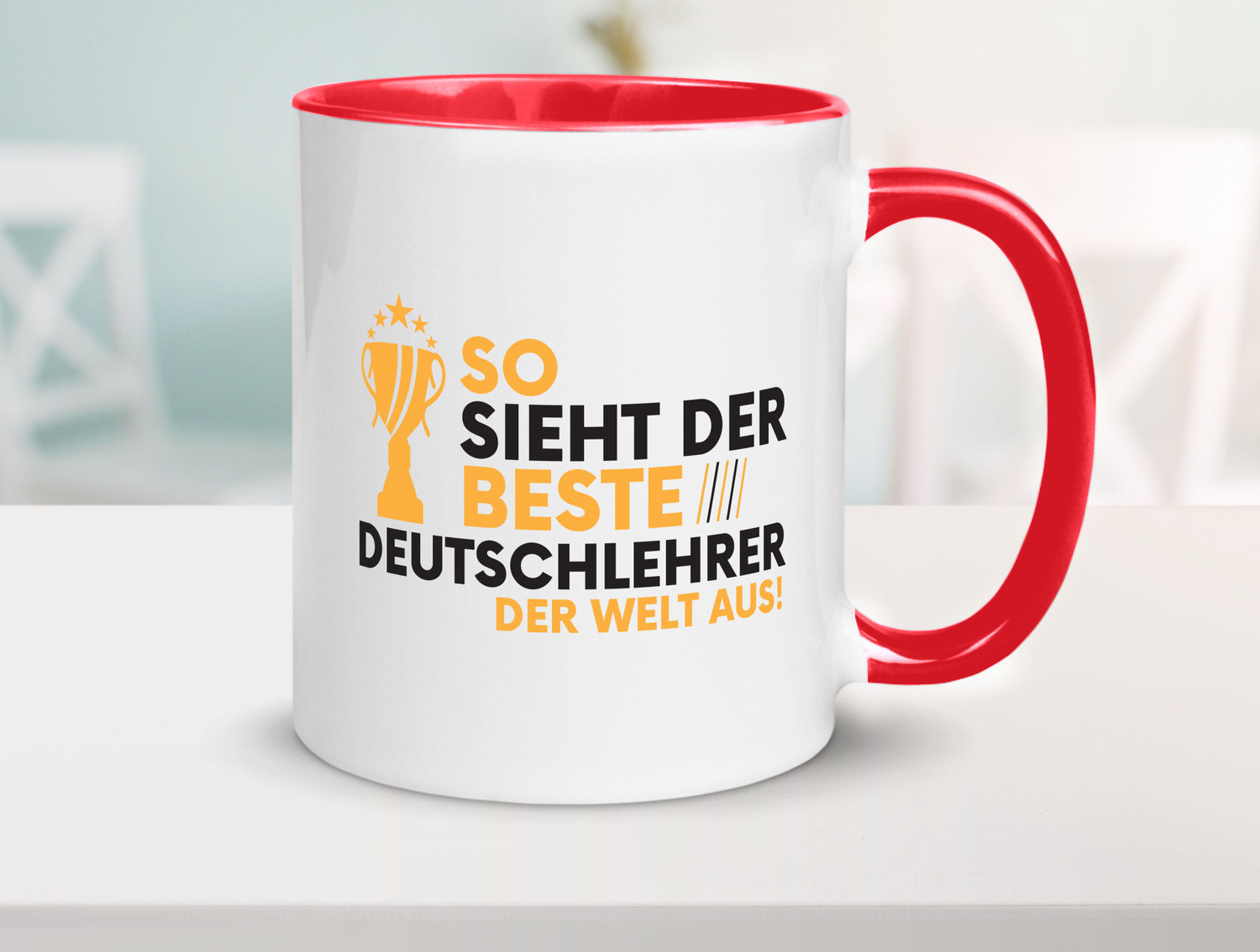 Der Weltbeste Deutschlehrer | Lehrer Schule lustiger Spruch Geschenk Humor