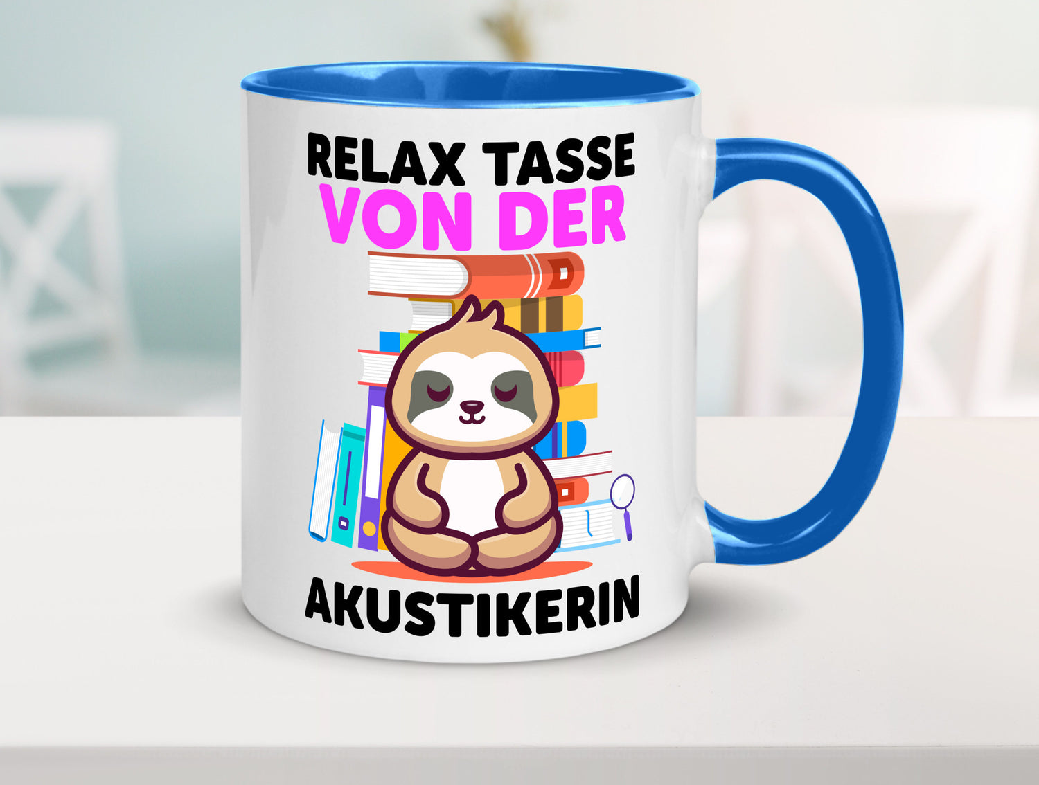 Relax Tasse: Akustikerin | Akustik Hörgeräteakustik Geschenk Humor Geschenkidee