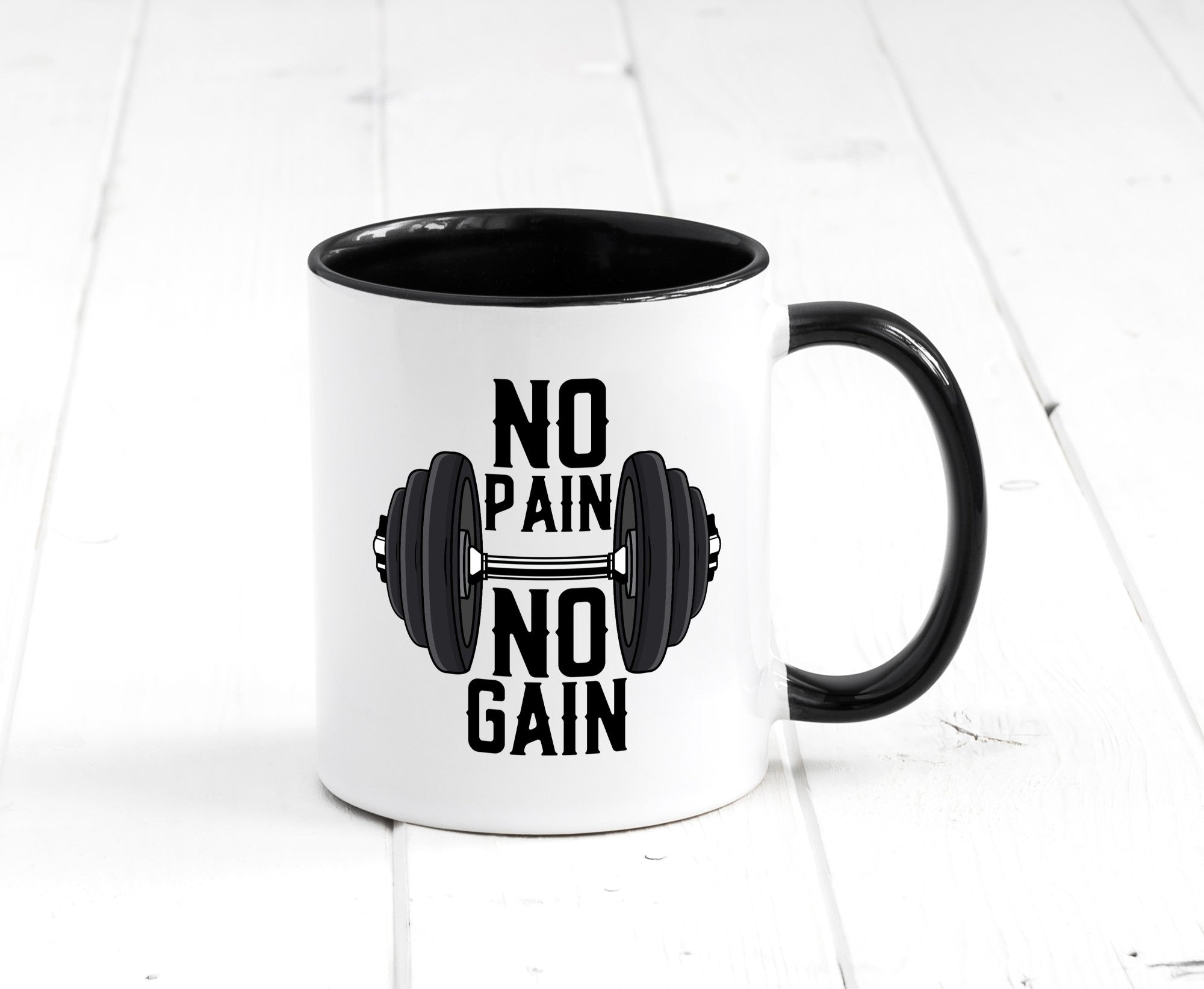 No Pain Gain | Training Motivation Fitness Pumpen lustig Humor Geschenkidee