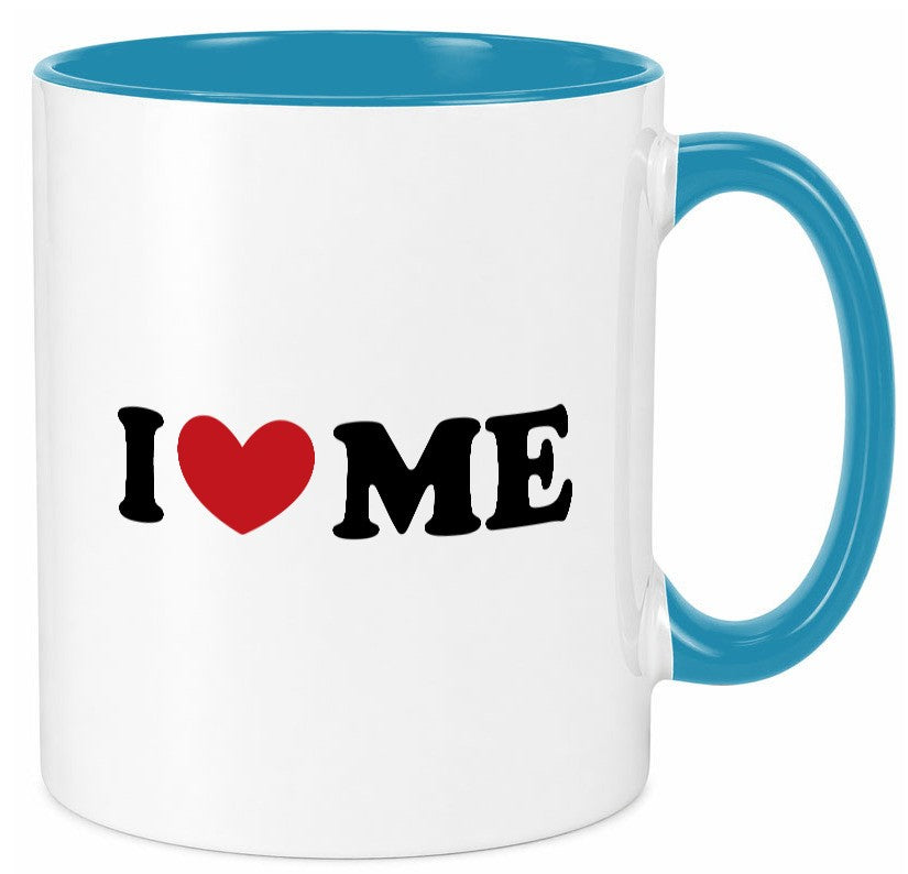 I love me vl8 Geschenk Humor Geschenkidee lustiger Spruch Tasse