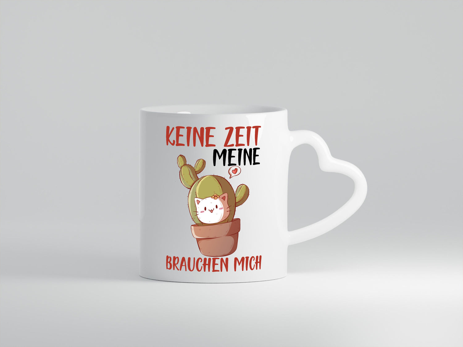 Keine Zeit meine Katzen brauchen mich | Kaktus Geschenk Tierliebhaber Humor