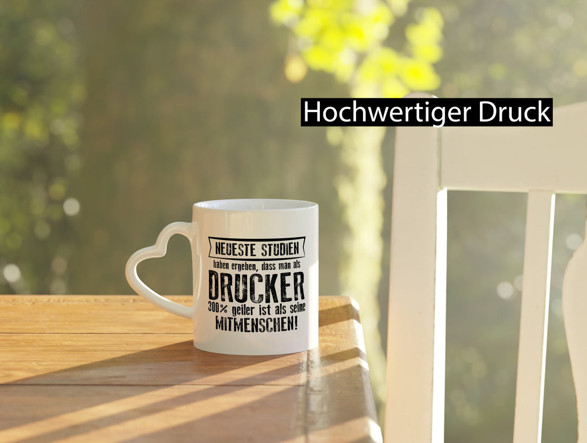 Neuste Studien: Drucker | Druckerei Print Medien Geschenkidee Humor Tasse