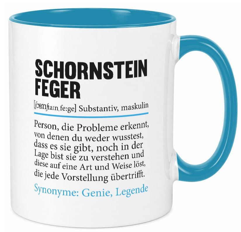Schornsteinfeger | Kaminkehrer Handwerk Beruf Geschenk Arbeit Kollegen Büro Tasse