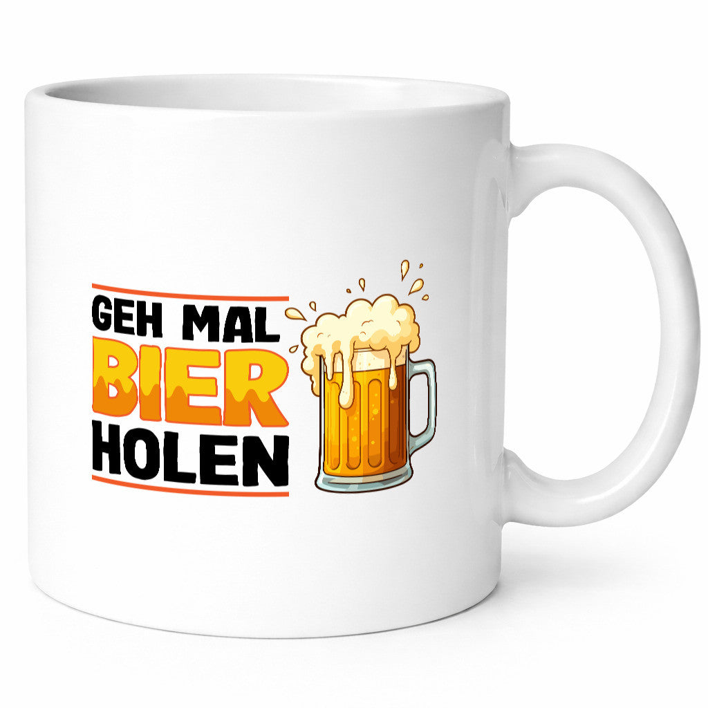 Geh mal Bier holen | Biertrinker Bierliebhaber Geschenkidee Humor Tasse