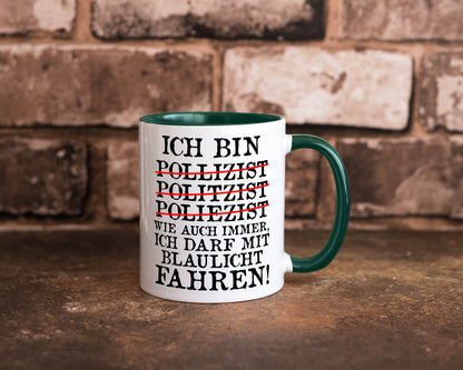 Ich bin Polizist | Blaulicht Polizei Beruf Streife lustig Arbeit Kollegen Büro