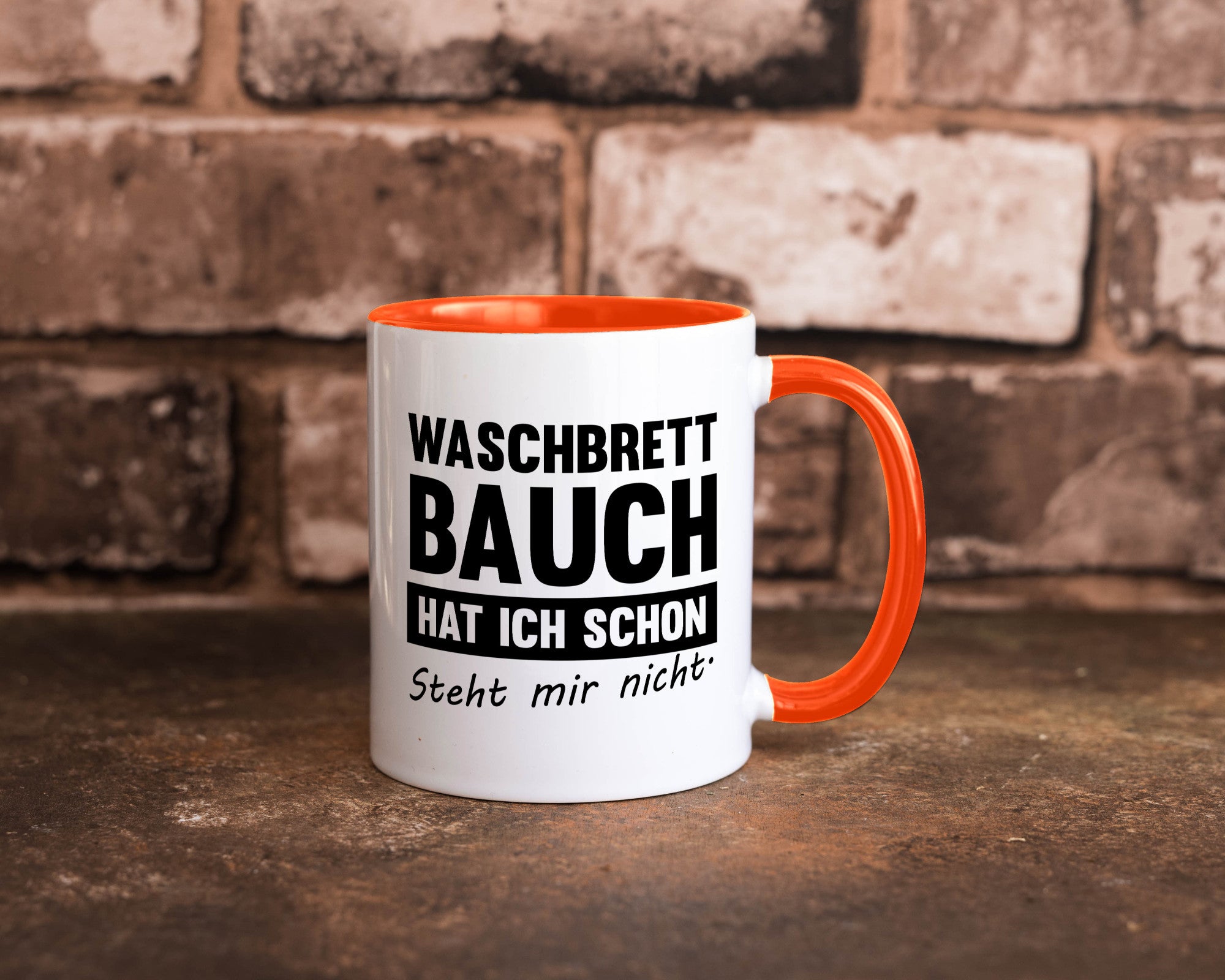 Waschbrettbauch steht mir nicht | Sixpack Gym lustiger Spruch Geschenk Humor