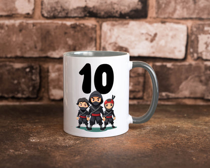 10. Geburtstag | 10 Jahre Ninja Humor Geschenkidee Tasse
