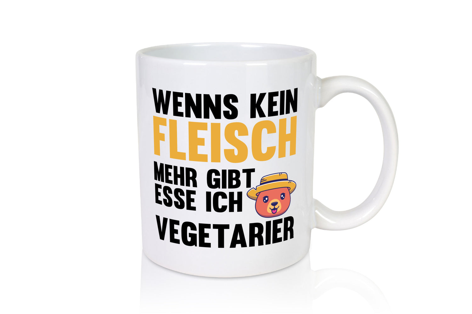 Wenns kein Fleisch mehr gibt | Vegetarier essen Geschenk Humor Geschenkidee