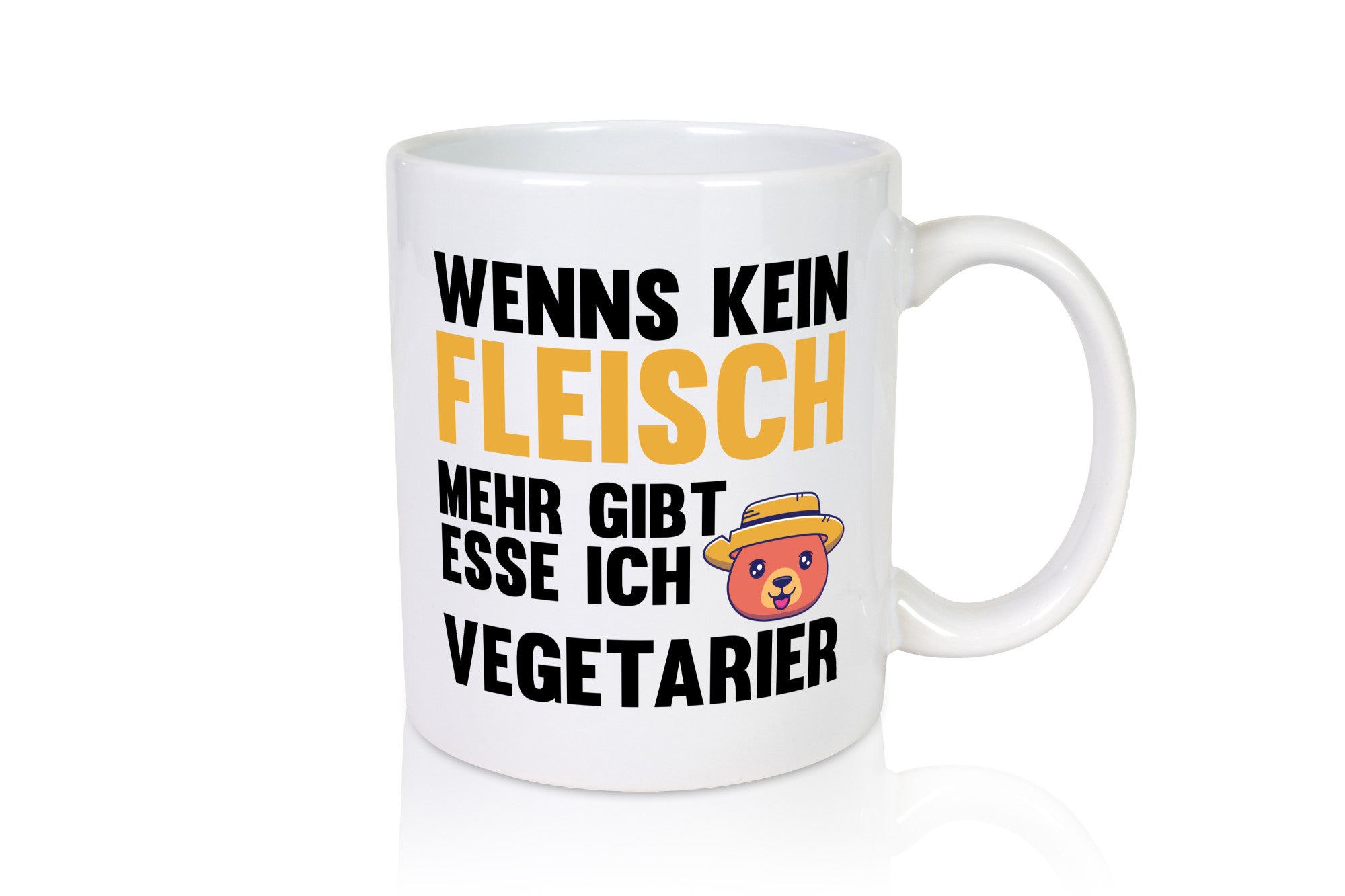 Wenns kein Fleisch mehr gibt | Vegetarier essen Geschenk Humor Geschenkidee