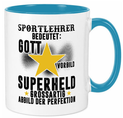 Bedeutung von Sportlehrer | Lehrer Sport Geschenk Humor Geschenkidee lustiger Tasse
