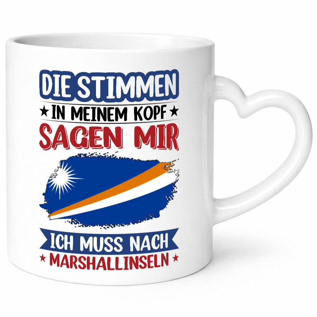 Marshallinseln | Urlaub Stimmen in meinem Kopf Traumland Humor Geschenkidee