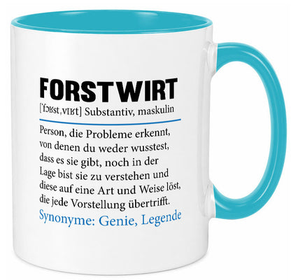 Forstwirt | Spruch Beruf Waldarbeiter lustig Geschenkidee Arbeit Kollegen Büro
