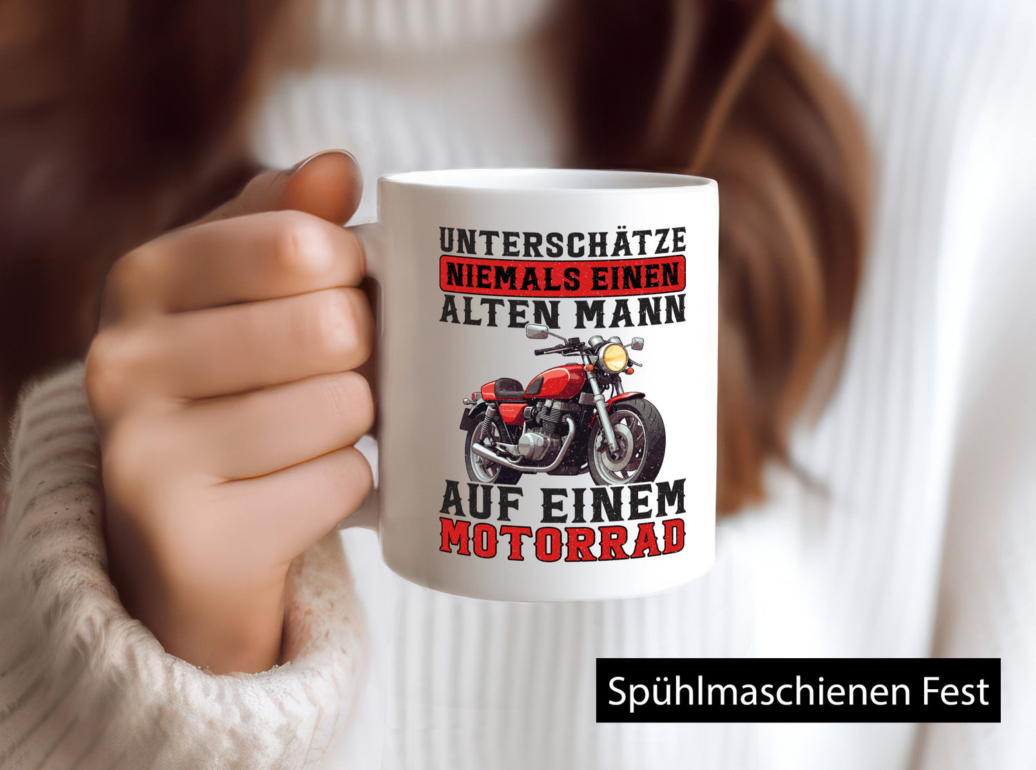 Biker Spruch | Männer Tasse Motorradfahrer Motorrad vl10 v2 Humor Geschenkidee