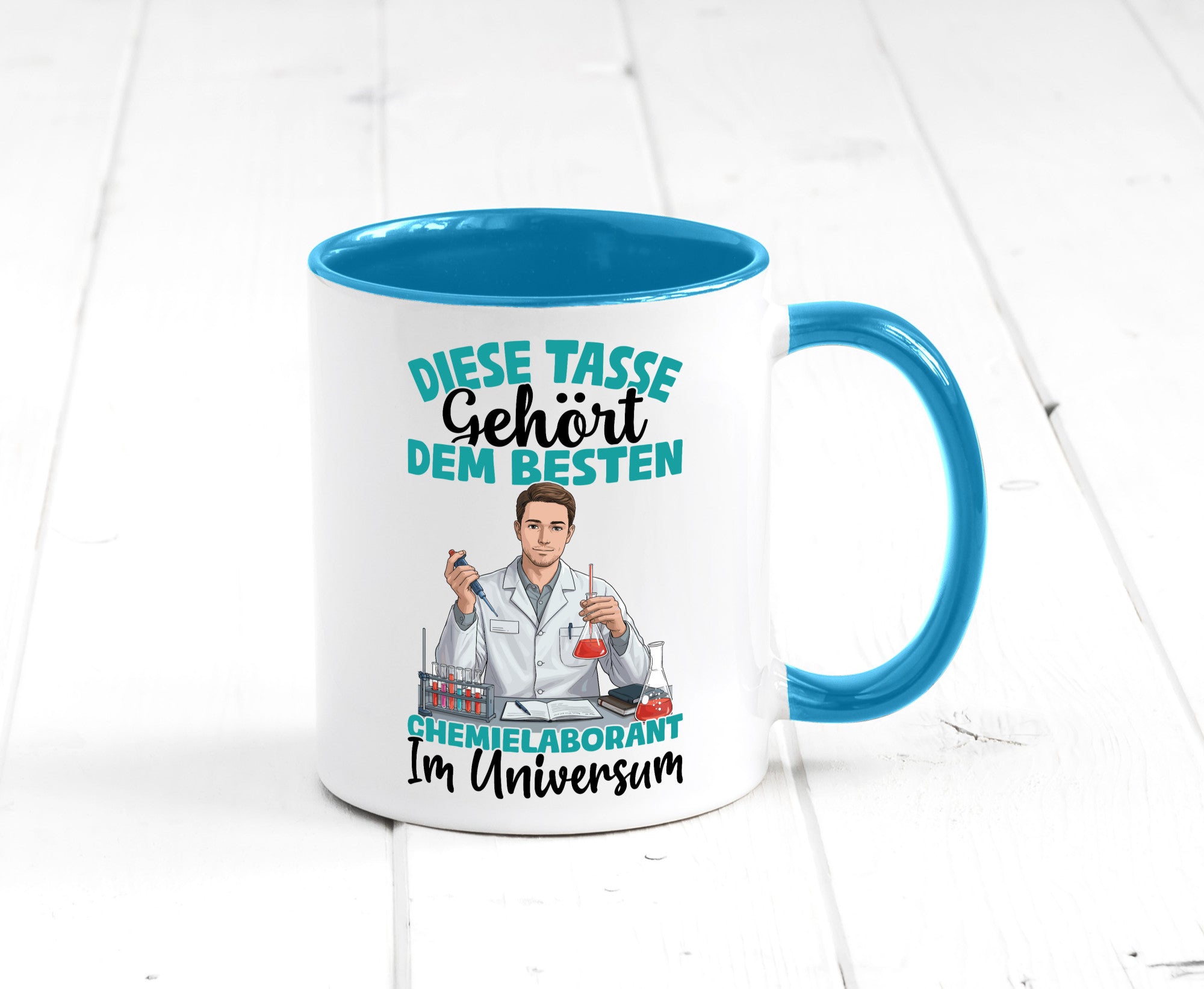 Im Universum: Chemielaborant | Laborant Chemie Humor Geschenkidee Tasse