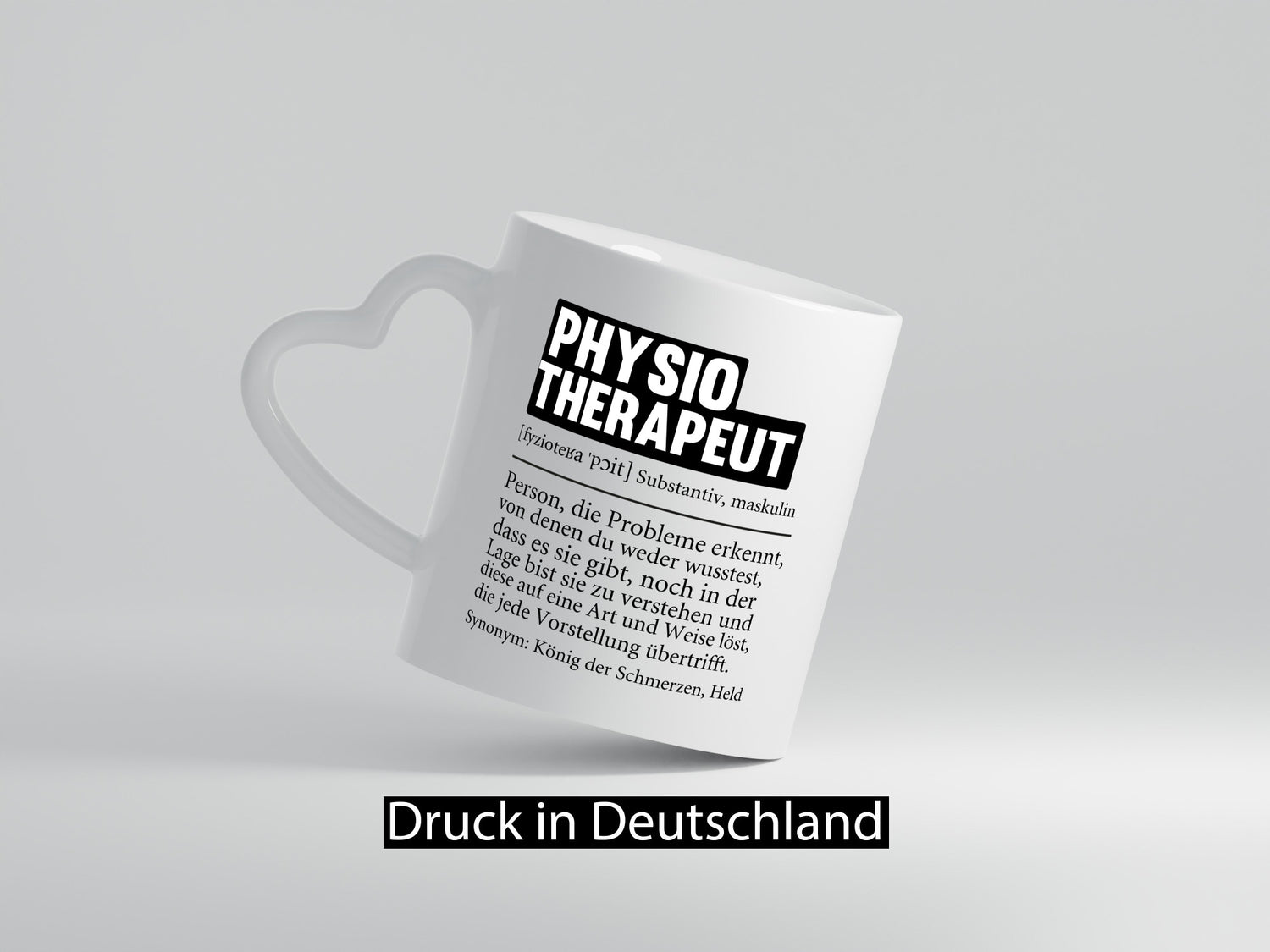 Physiotherapeut | Beruf Physiotherapie Definition Geschenk Arbeit Kollegen Büro