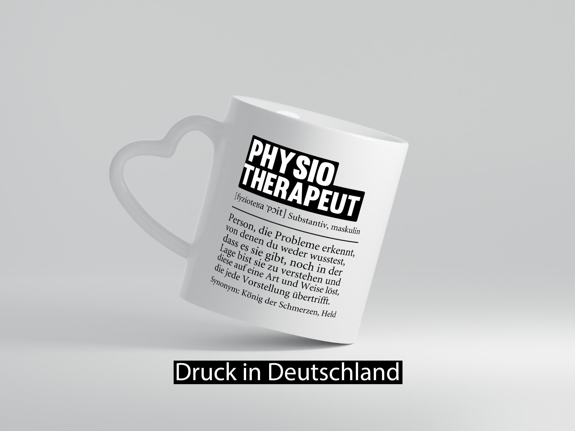 Physiotherapeut | Beruf Physiotherapie Definition Geschenk Arbeit Kollegen Büro