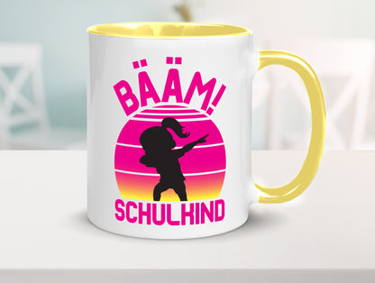 Bääm Schulkind | Einschuldung Schulanfang Geschenkidee Humor Tasse