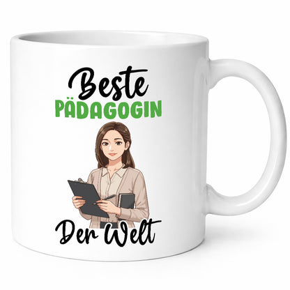 Beste Pädagogin | Pädagogik v2 lustiger Spruch Geschenk Humor Geschenkidee Tasse