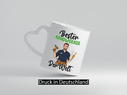 Bester Handwerker |Handwerk v2 Geschenk Humor Geschenkidee lustiger Spruch Tasse