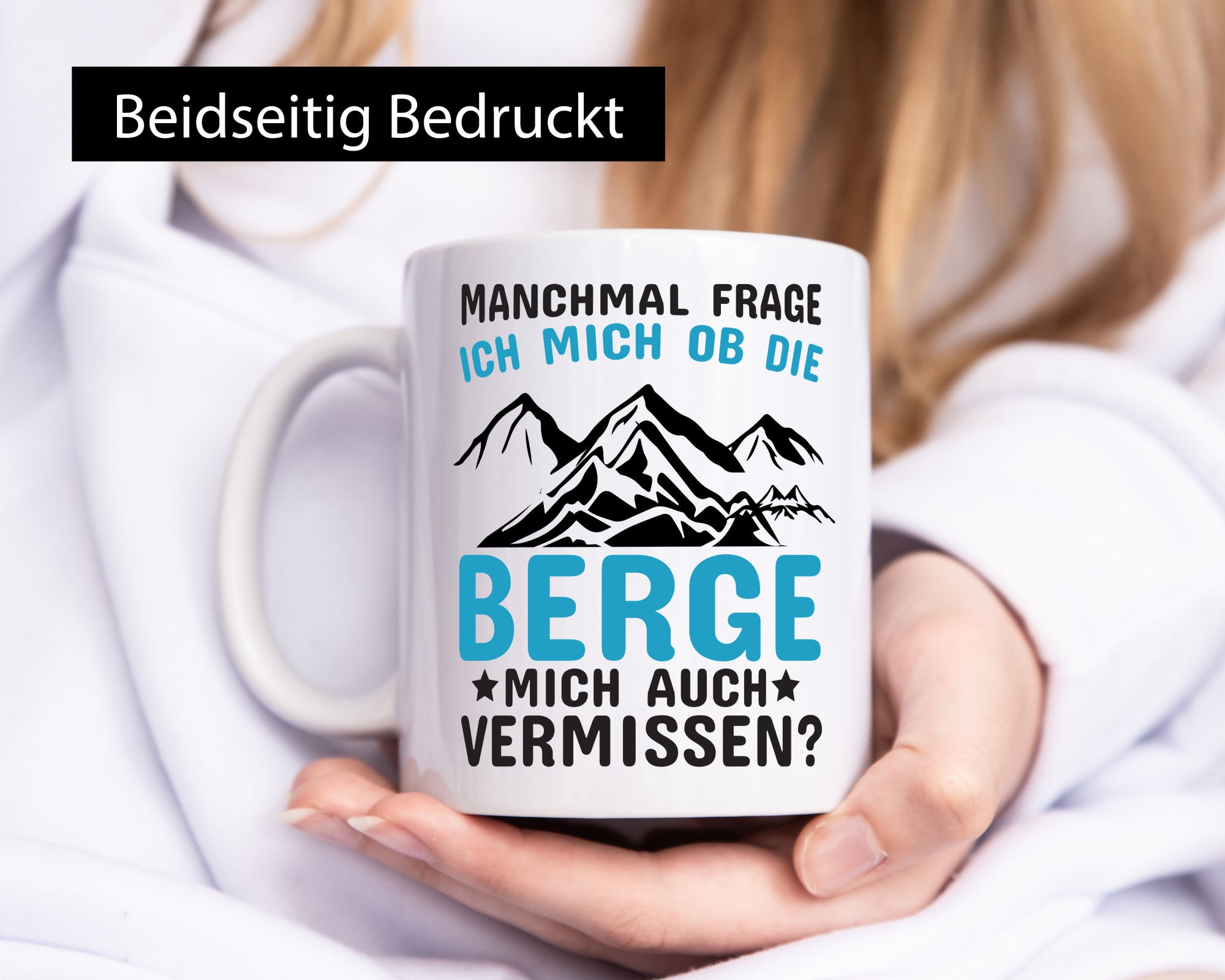 Bergsteiger Tasse | Wander Spruch Berg Wanderung Geschenkidee Humor
