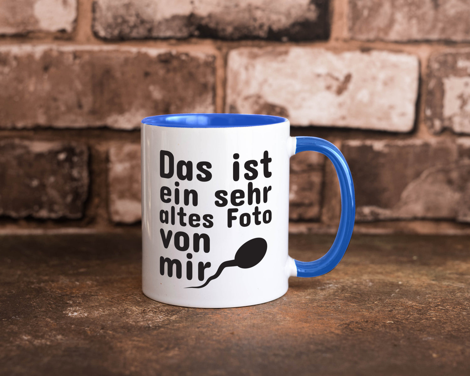 Sehr altes Foto von mir | lustige Tasse Männer Humor Geschenk Geschenkidee