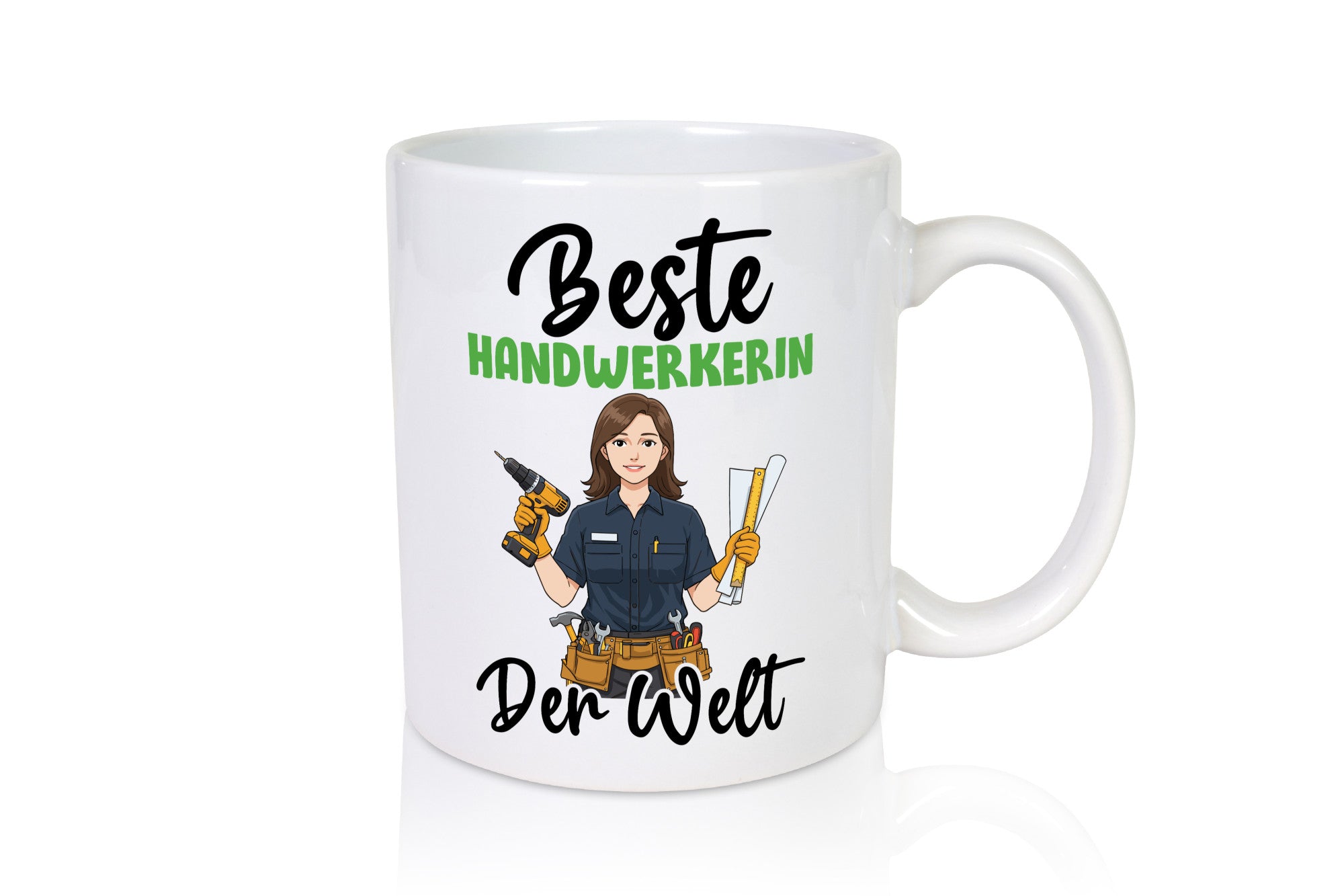Beste Handwerkerin | Handwerkerinnen v2 Humor Geschenkidee Tasse