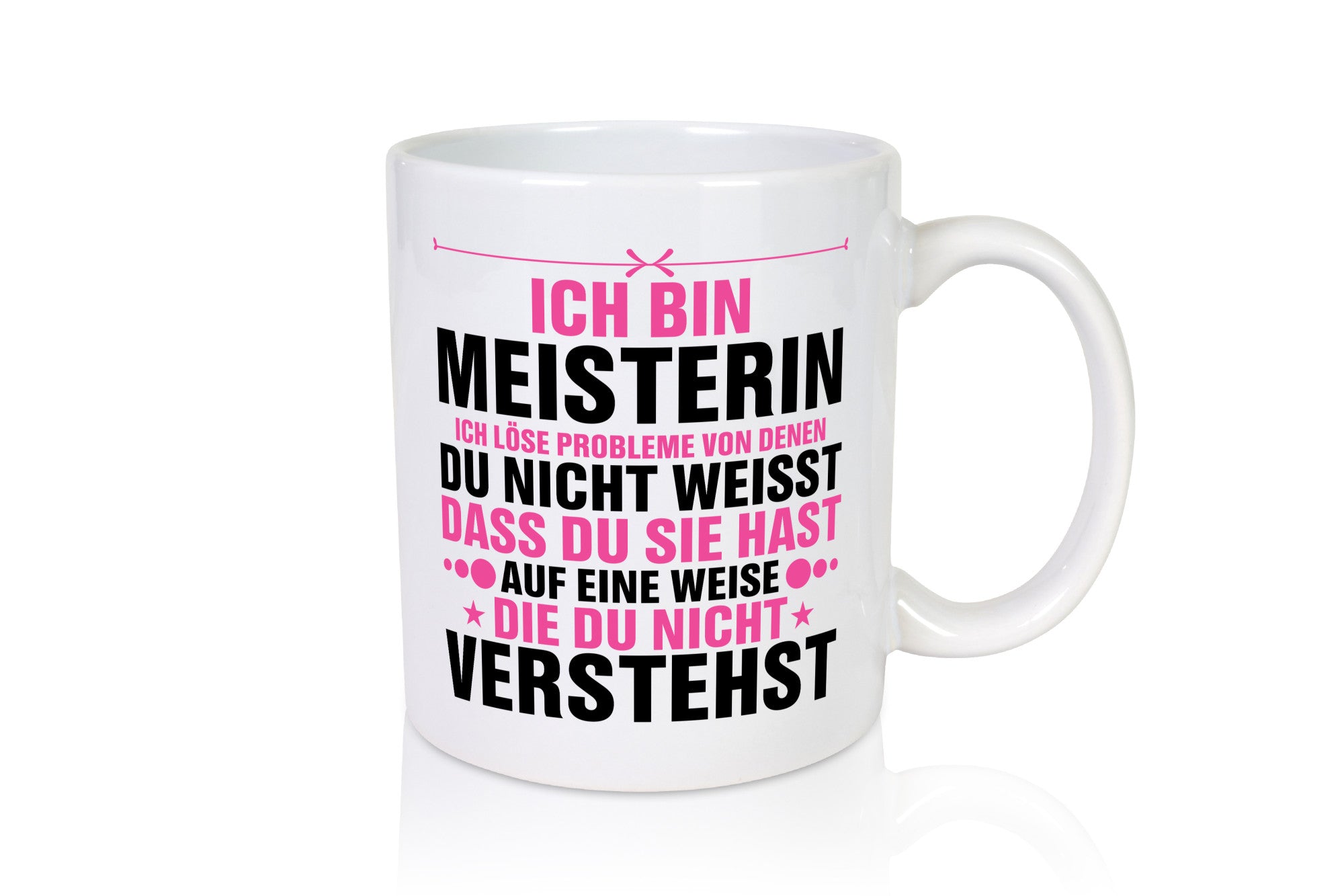 Löse Probleme: Meisterin | Meisterbrief v2 lustig Humor Geschenkidee Geschenk