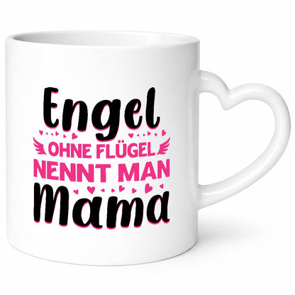 Engel ohne flügel nennt man Mama | Muttertag Geschenkidee Familie Humor Tasse